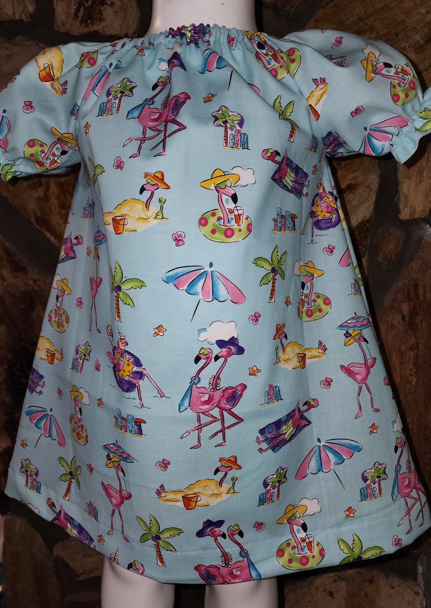 Flamimgo Beach Party Size 2 Dress