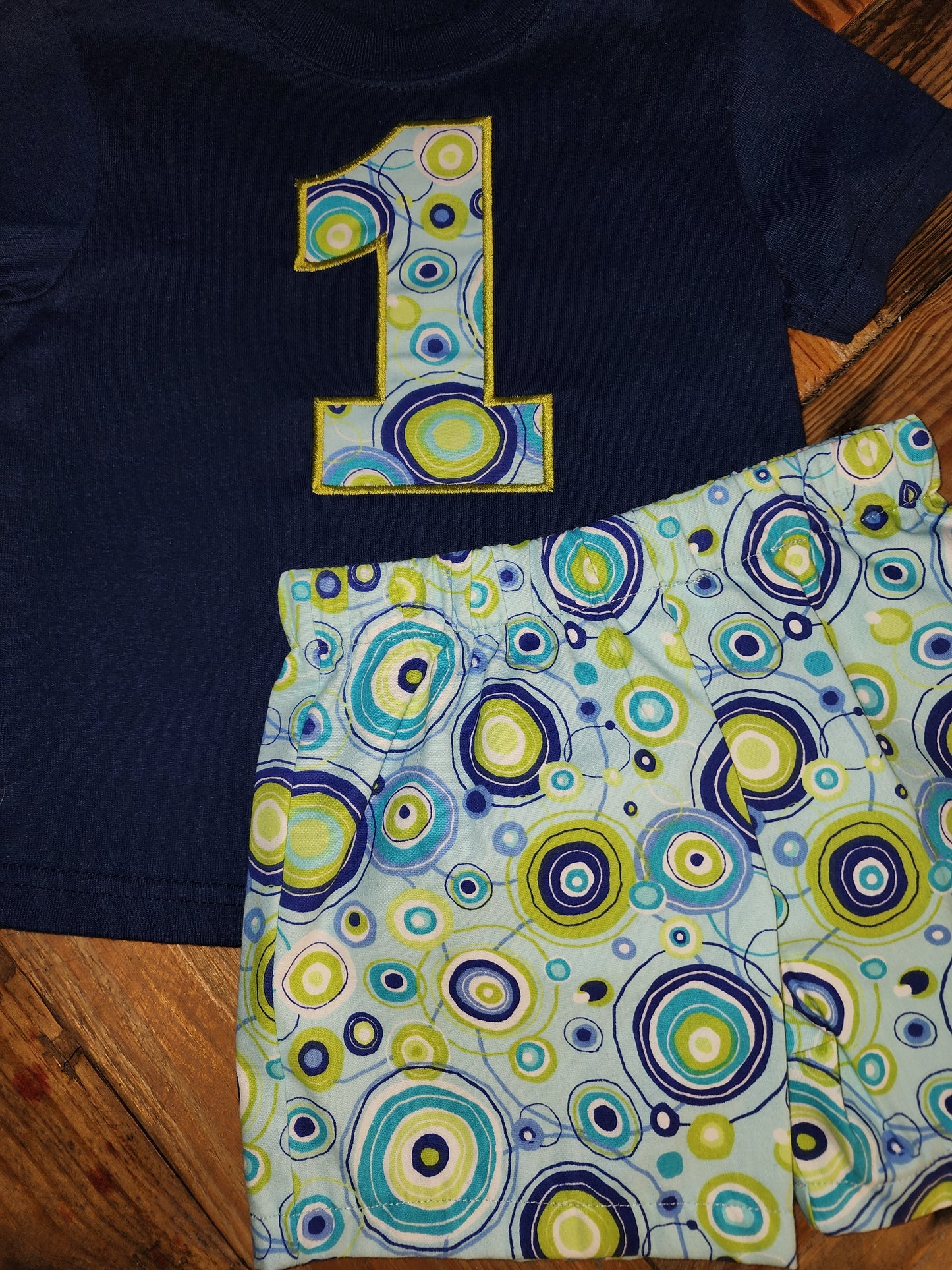 First Birthday all about Circles Size 18m Two Piece Set