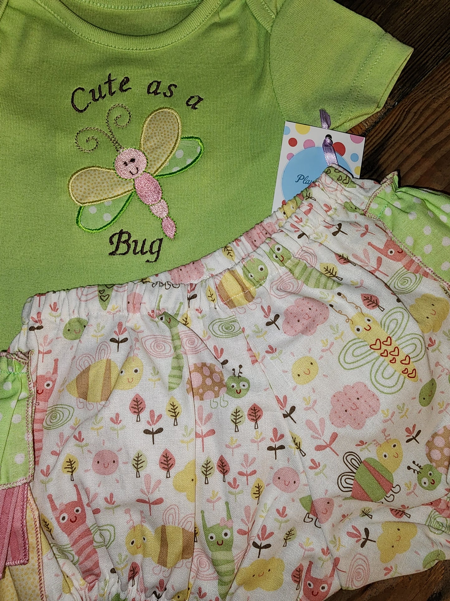 Cute as a Bug Size 12m Two Piece Set