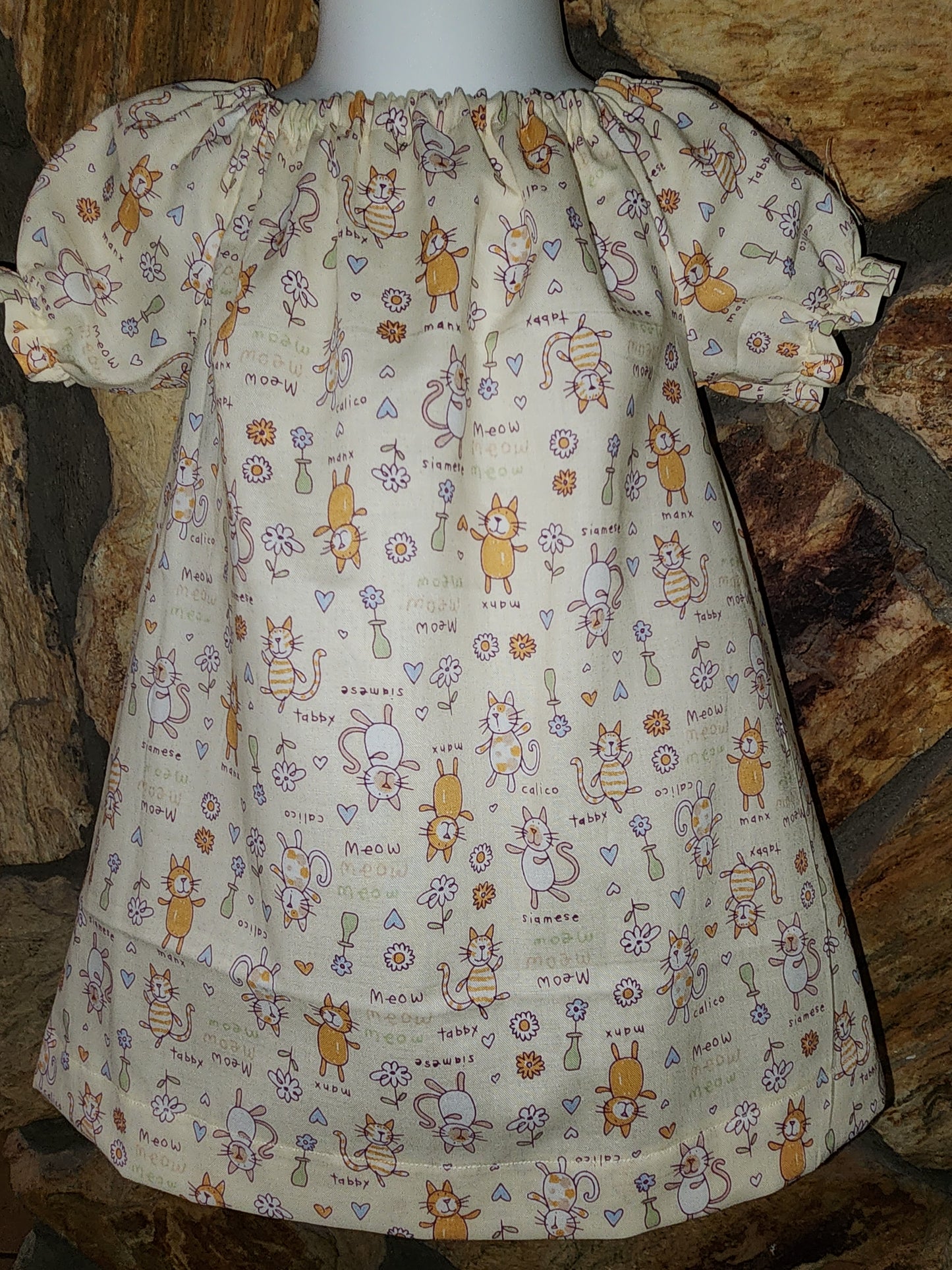 Cat Size 6/12m Dress