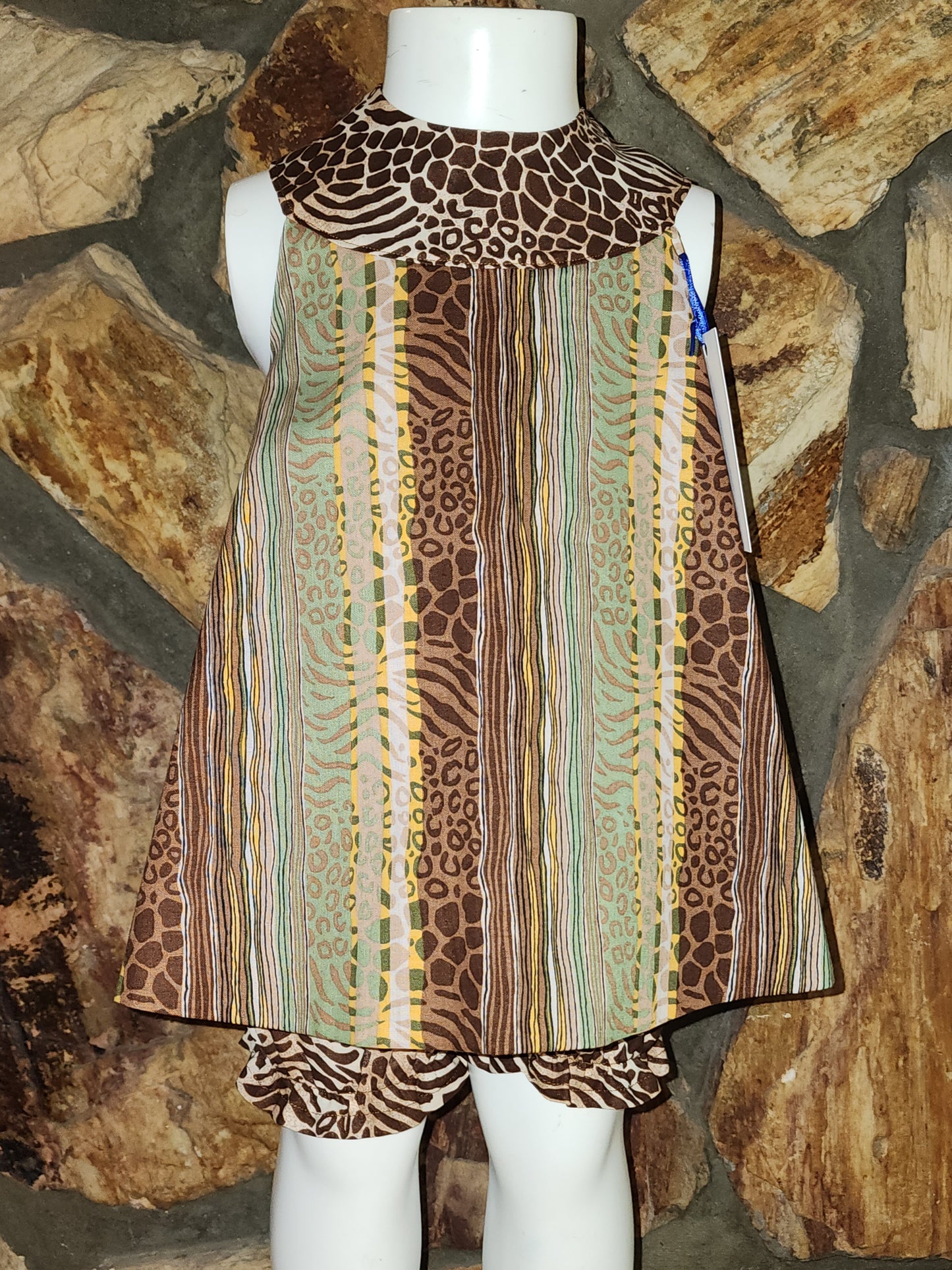 Animal Print Size 12/18m Swing Top Two Piece Set