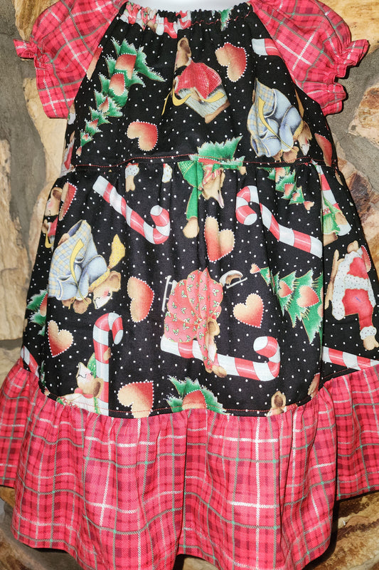 Christmas Mouse Size 18/24m Dress