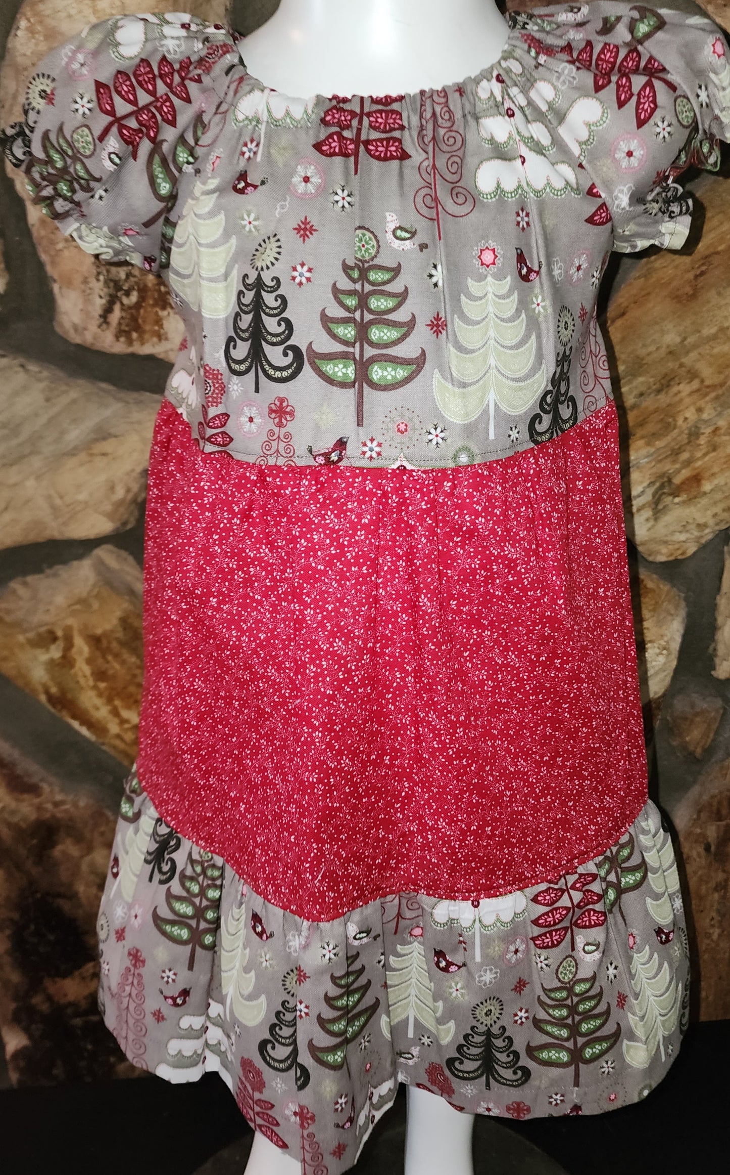 Whimsical Christmas Tree Size 18/24m Dress