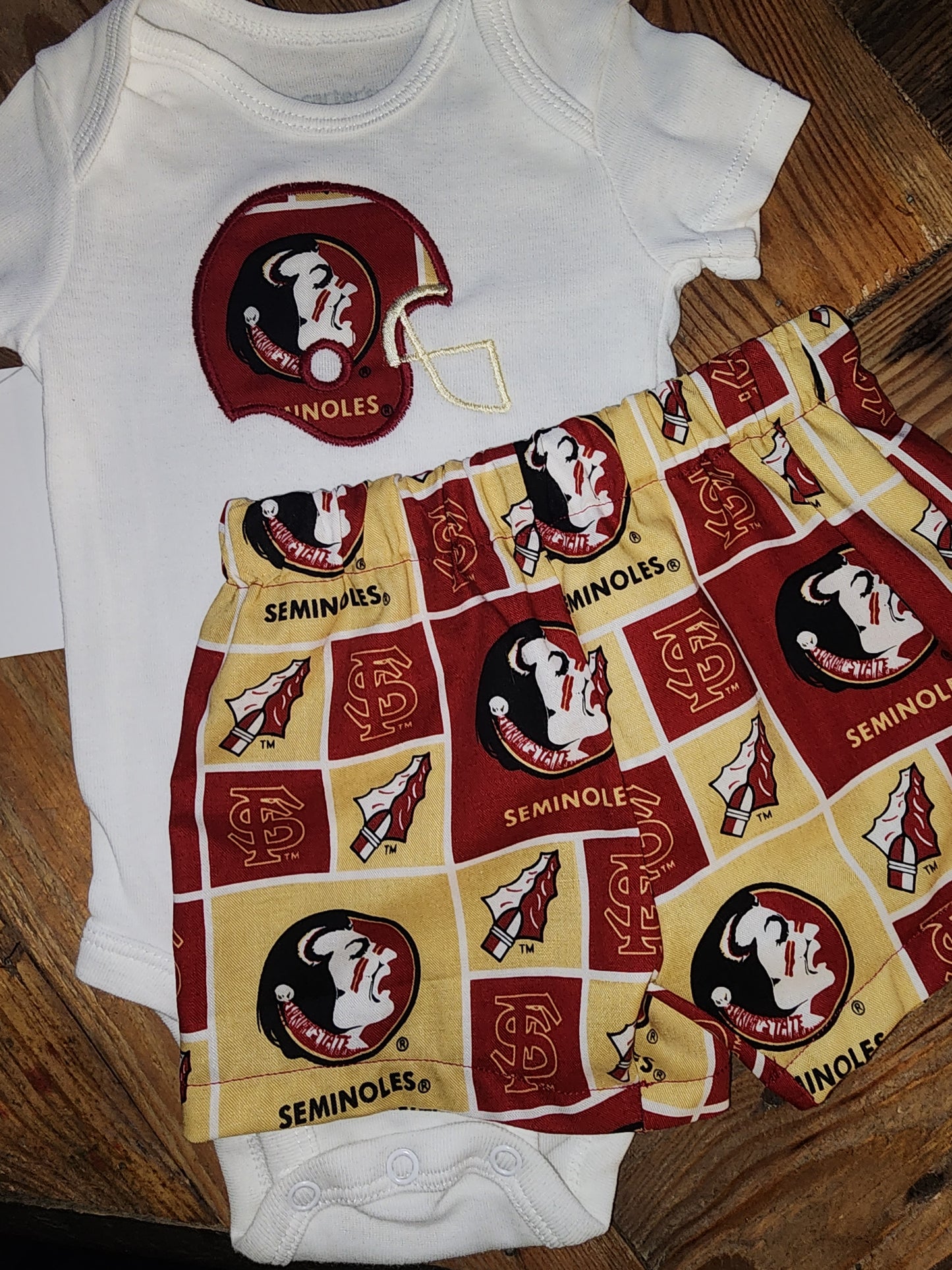 FSU Two Piece Short Set