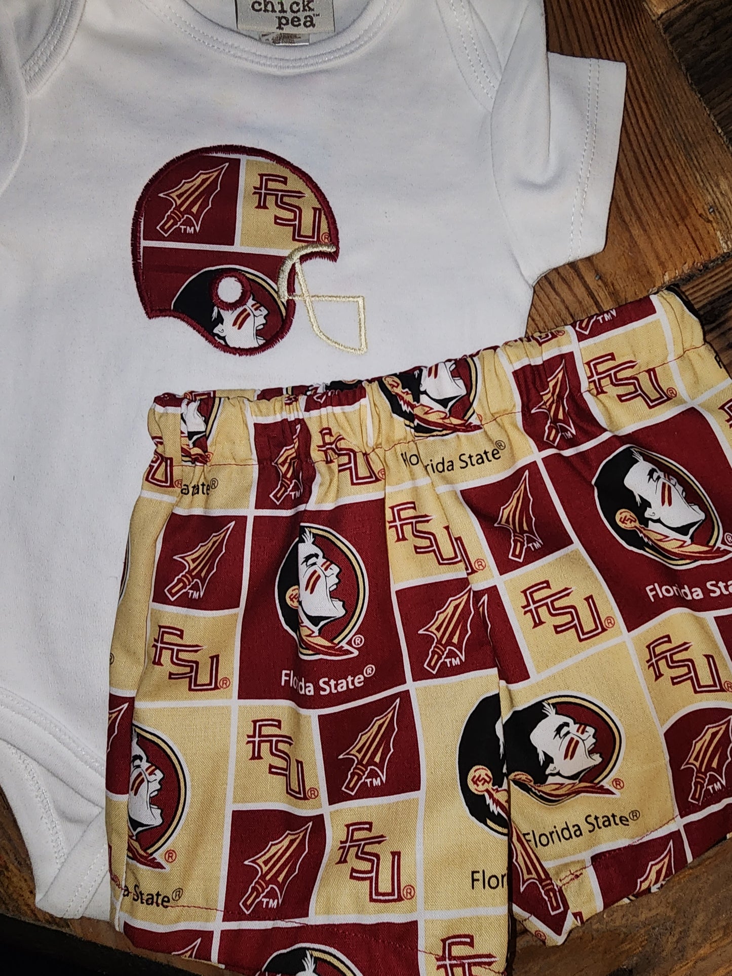 FSU Two Piece Short Set