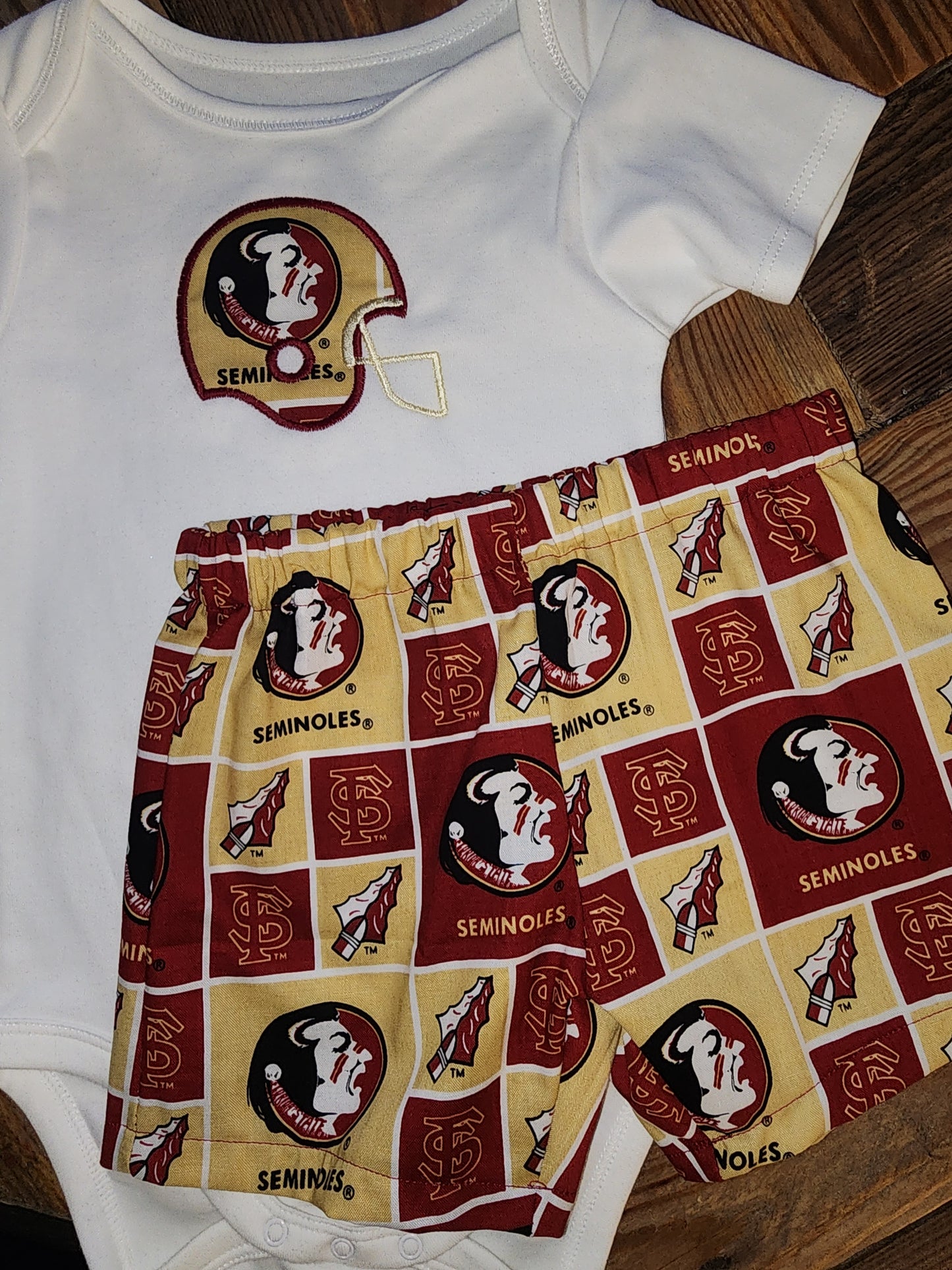 FSU Two Piece Short Set