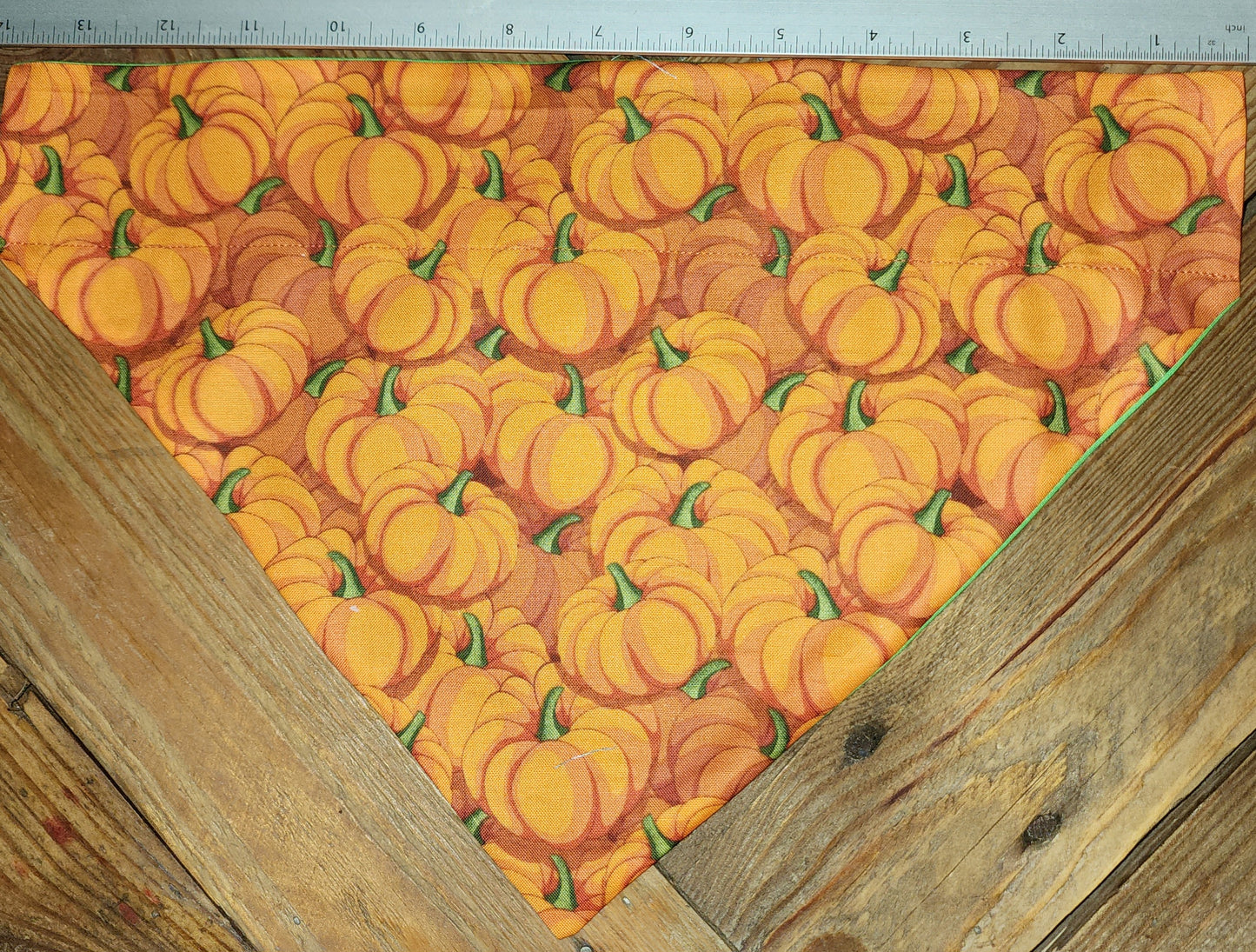 Fall Pumpkin Large Dog Bandana