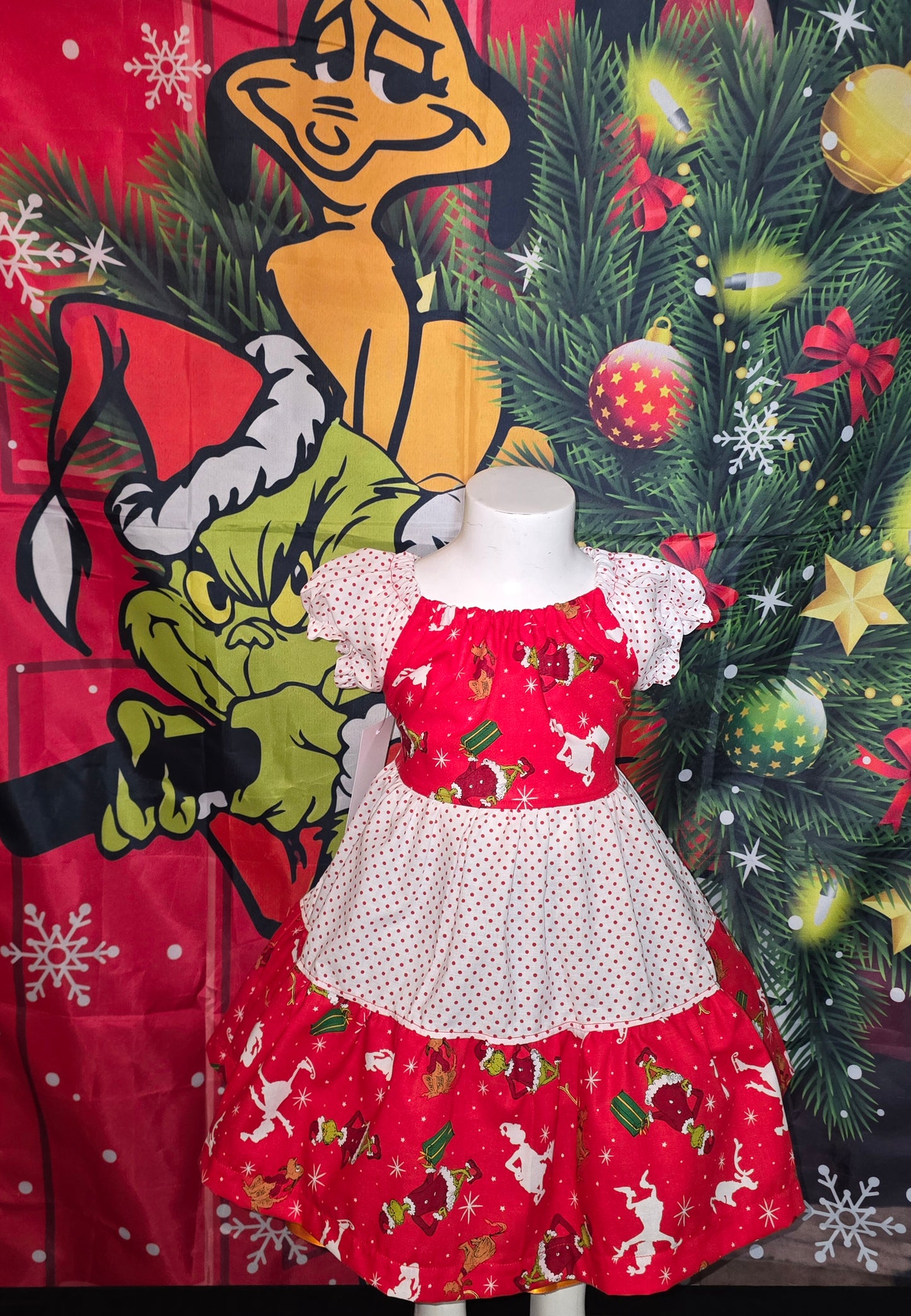 Grinch Christmas Dress