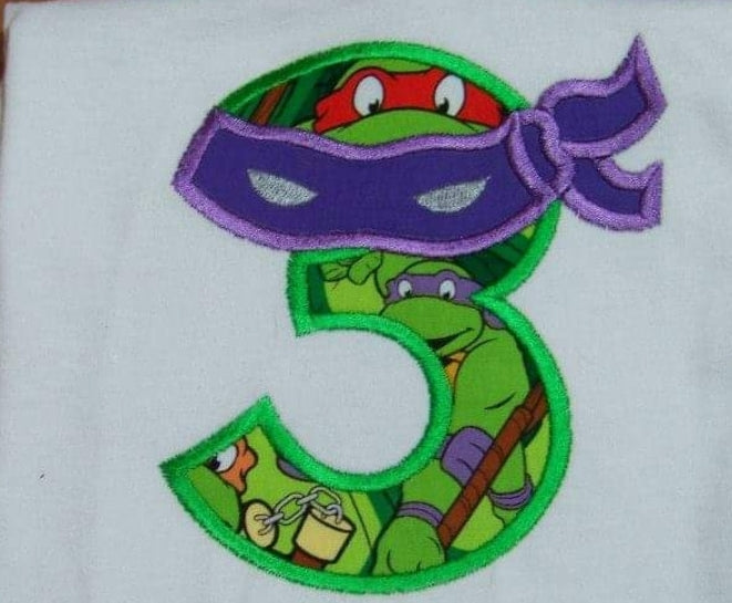 Ninja Turtle Birthday Shirt