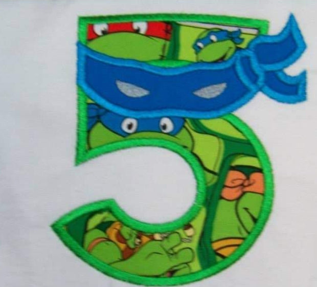 Ninja Turtle Birthday Shirt