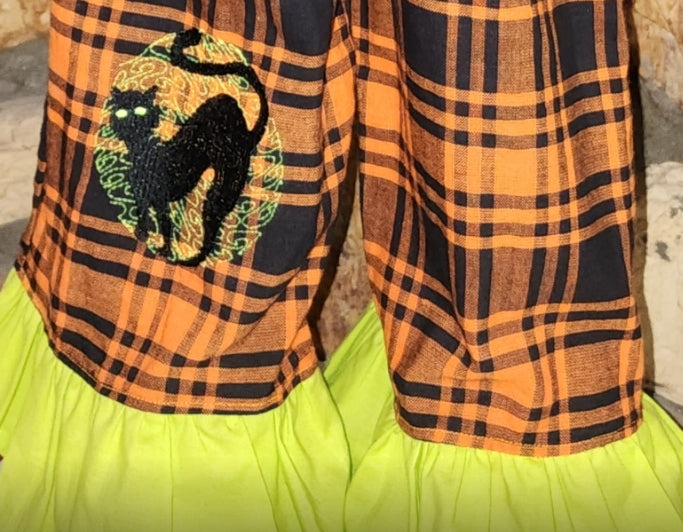 Spooky Cat Size 4 Two Piece Halloween Set
