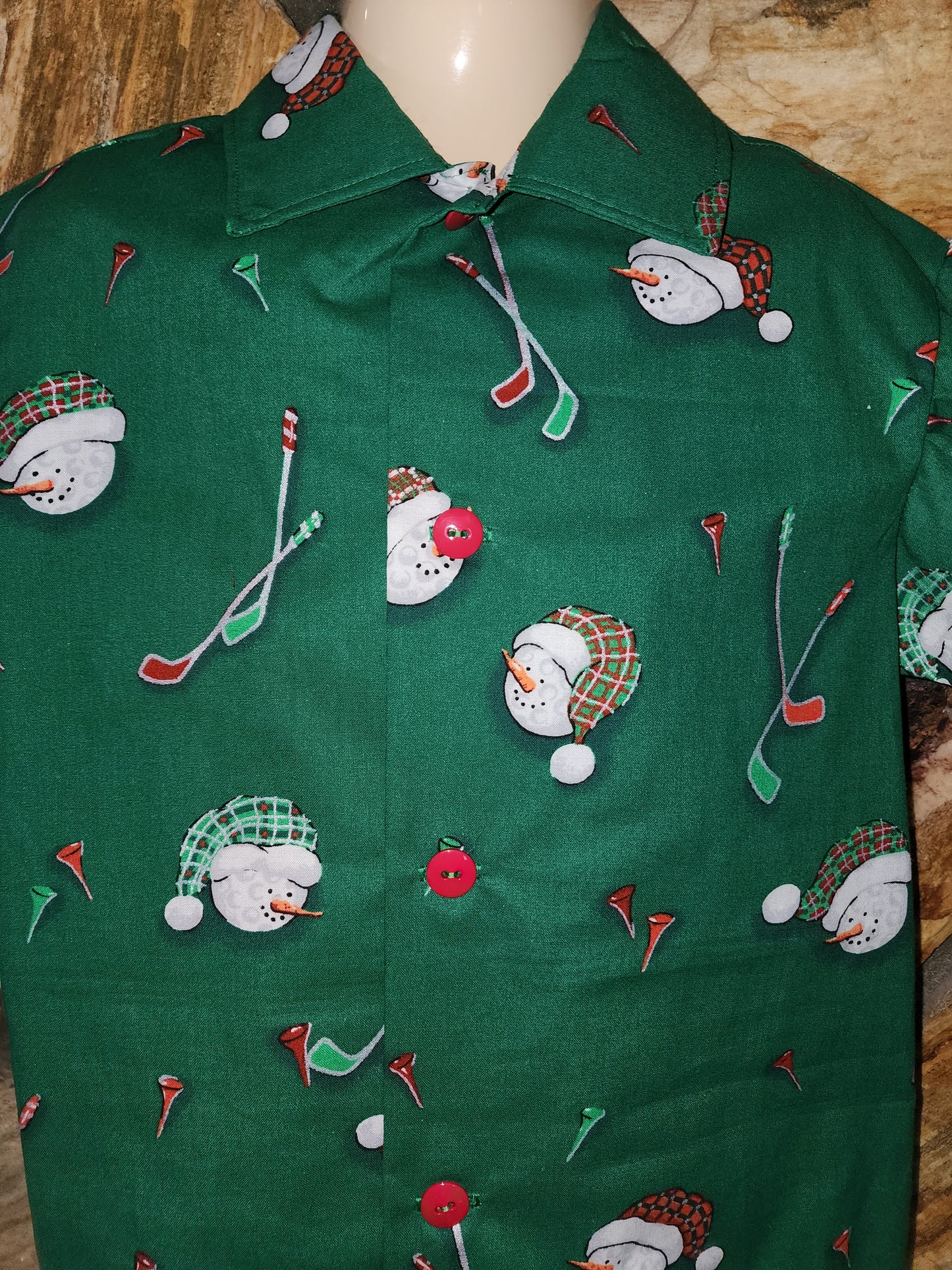 Golf Ball Snowman Shirt