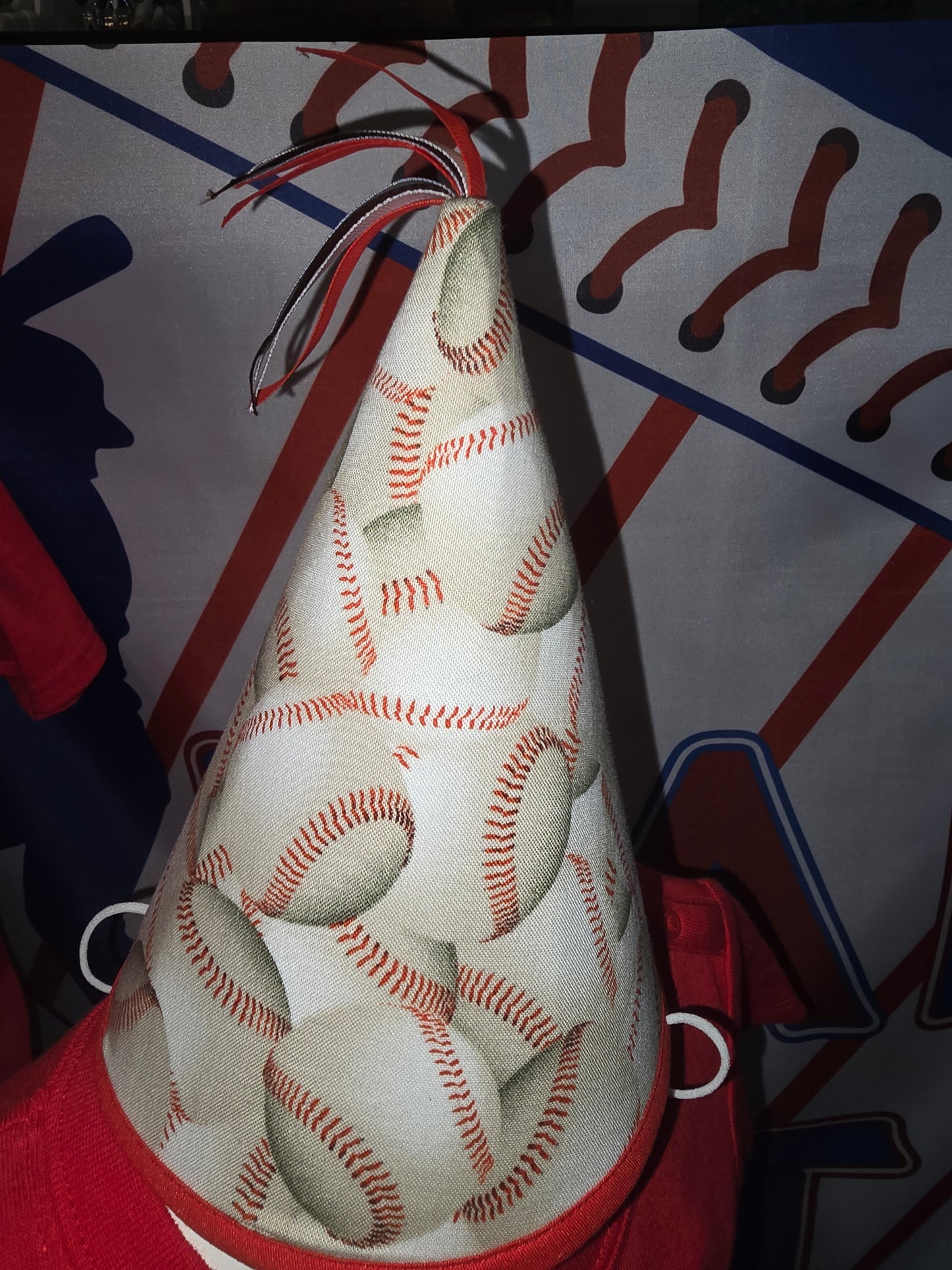 Baseball Themed Birthday Hat and Banner