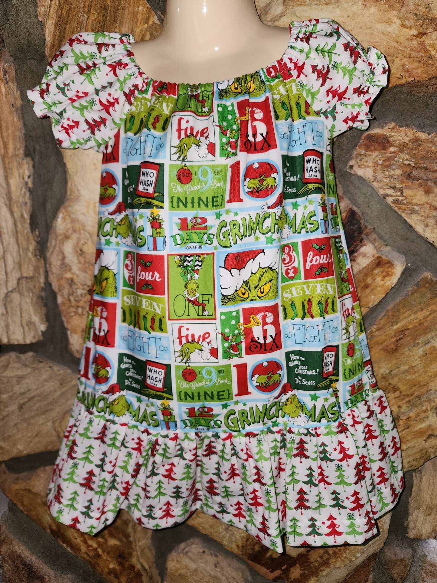 Grinch Christmas Dress