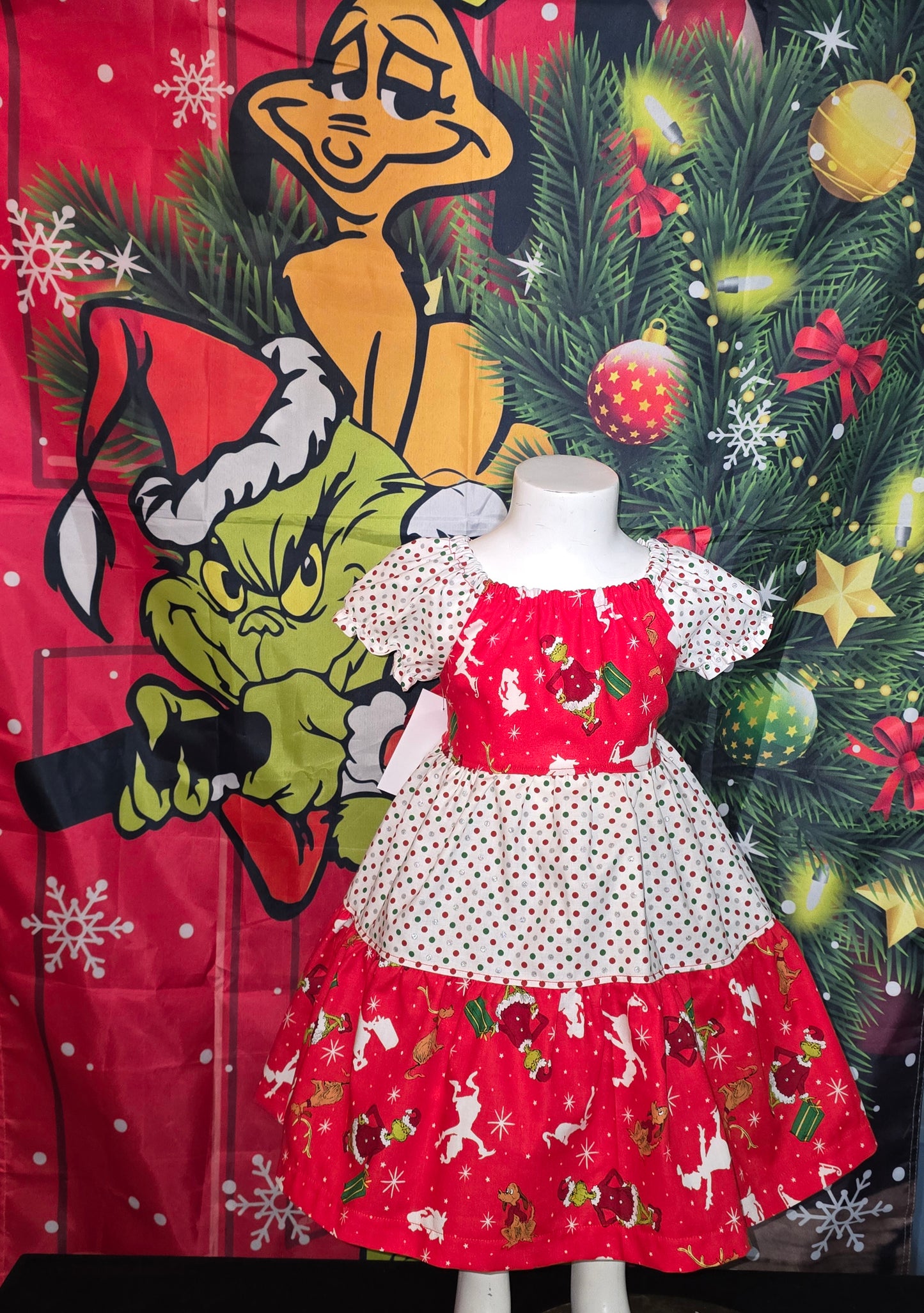 Grinch Christmas Dress