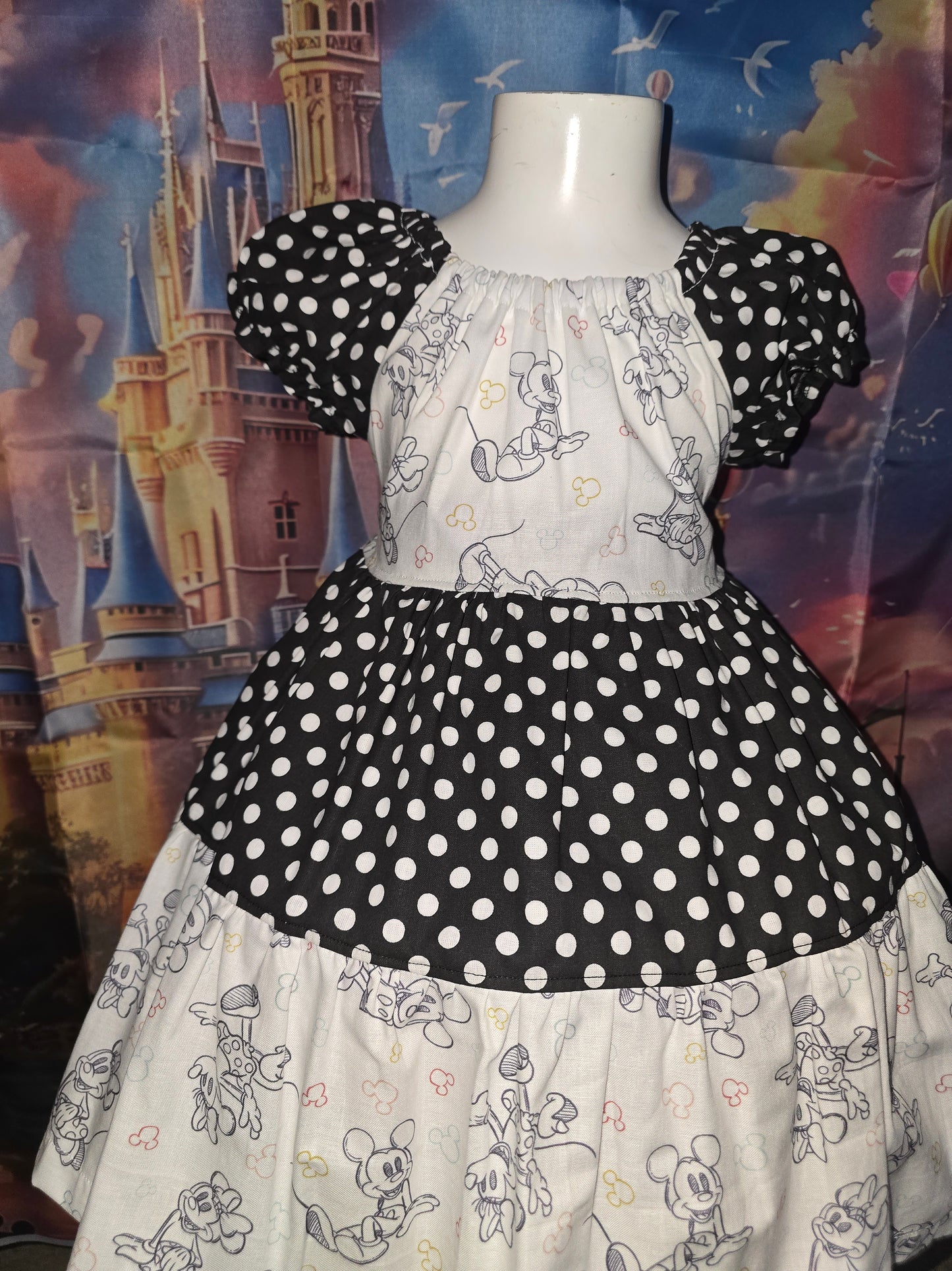Mickey and Minnie Size 2 Dress