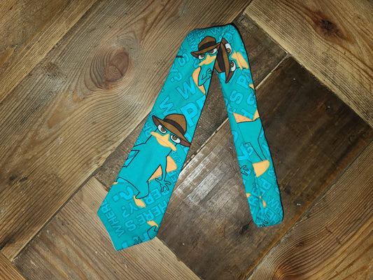Perry the platypus child's size tie