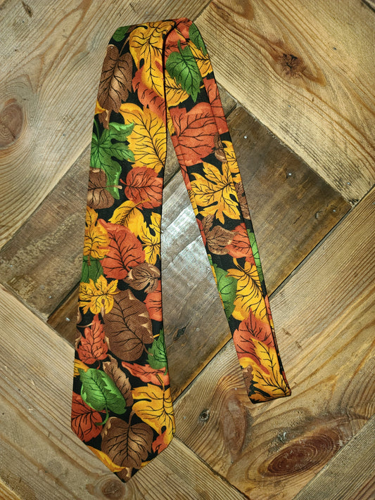 Fall Leaves Adult Tie