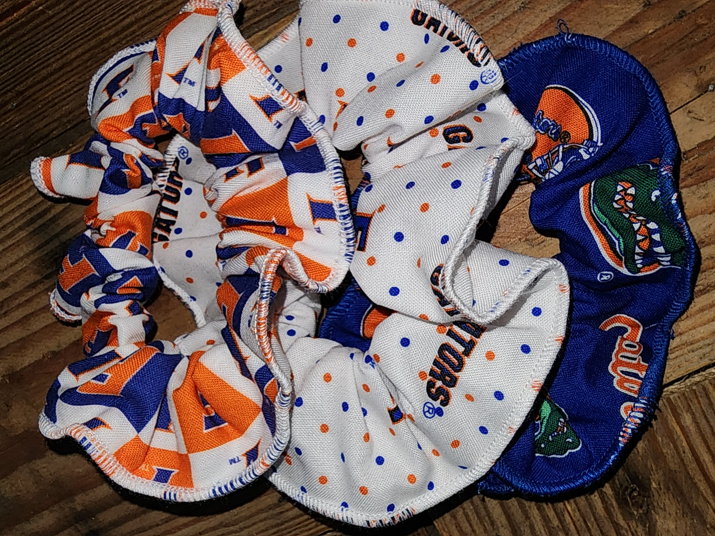 Gator Set of Three Scrunchies