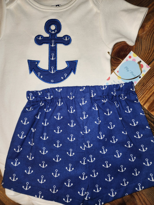 Anchor Size 9/12m Two Piece Set