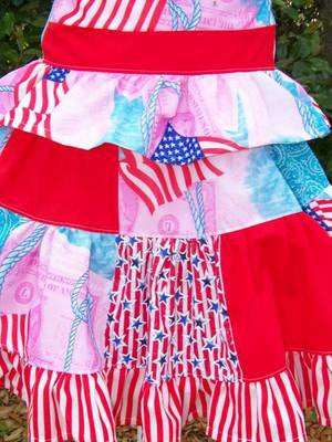 Patriotic Twirl Skirt Size 5
