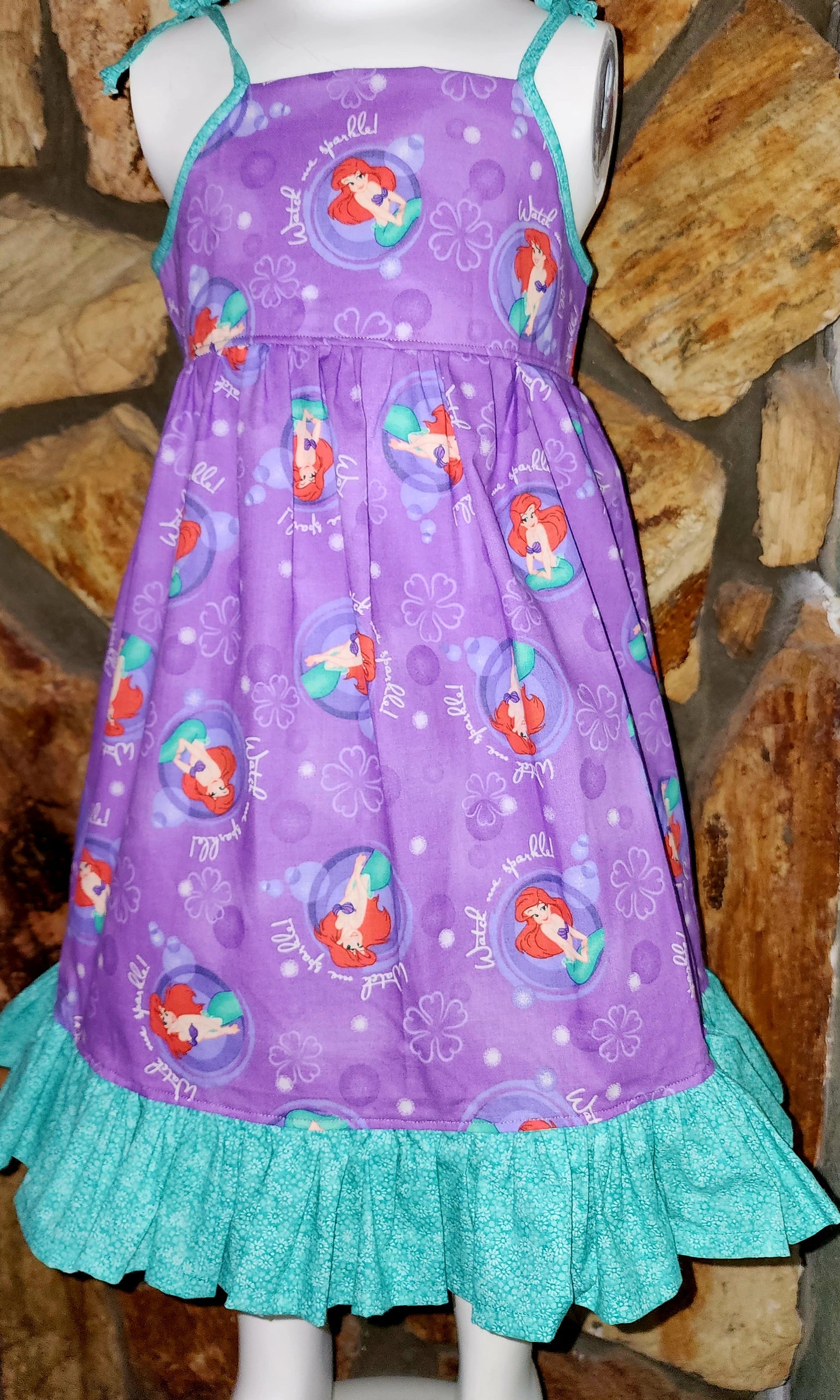 Ariel The Little Mermaid Size 4 Dress