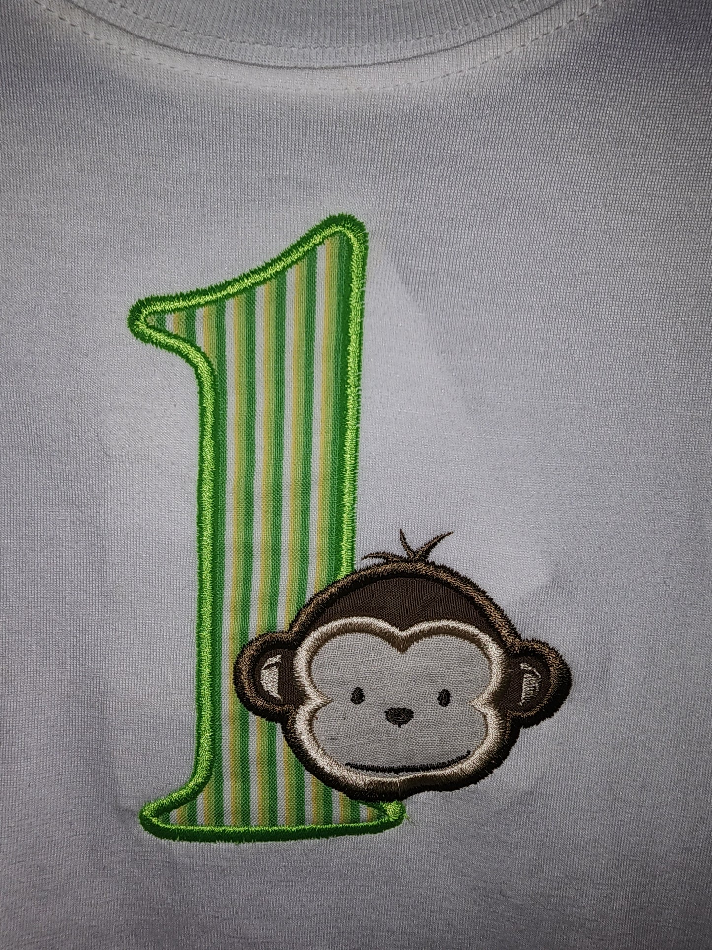 Monkey First Birthday Size 18m Shirt