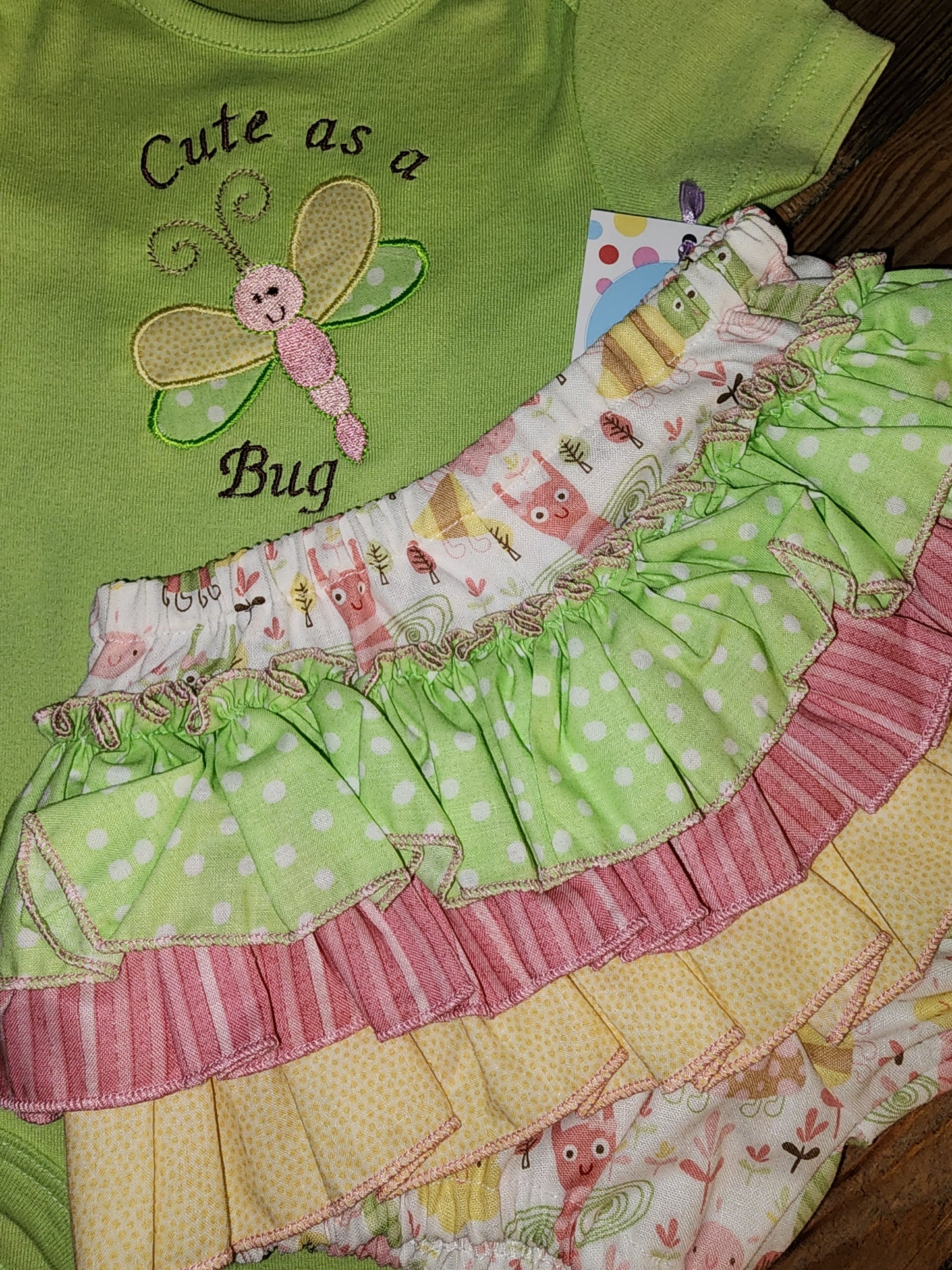 Cute as a Bug Size 12m Two Piece Set