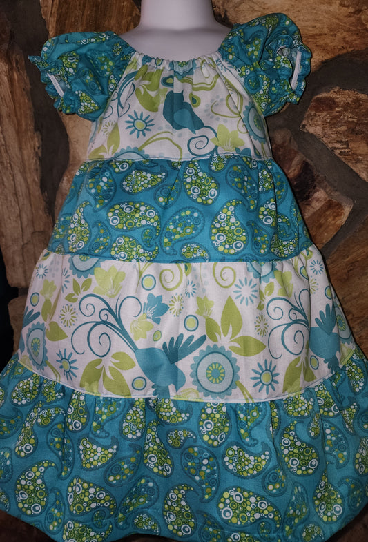 Whimsical Birds Size 18/24m Dress