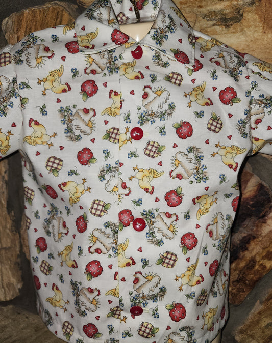 Chicken and Apple Size 2 Shirt