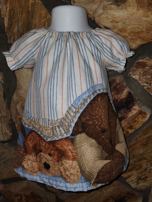 Peaking Teddy Bears Dress
