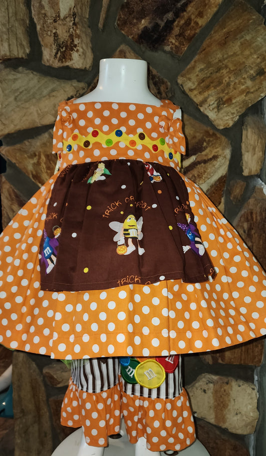 Candy Two Piece Halloween Dress Set
