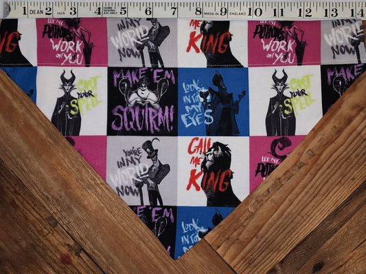 Villians Large Dog Bandana