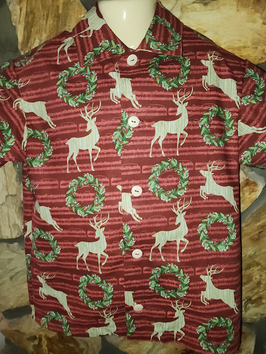 Christmas Deer Size 7 Shirt