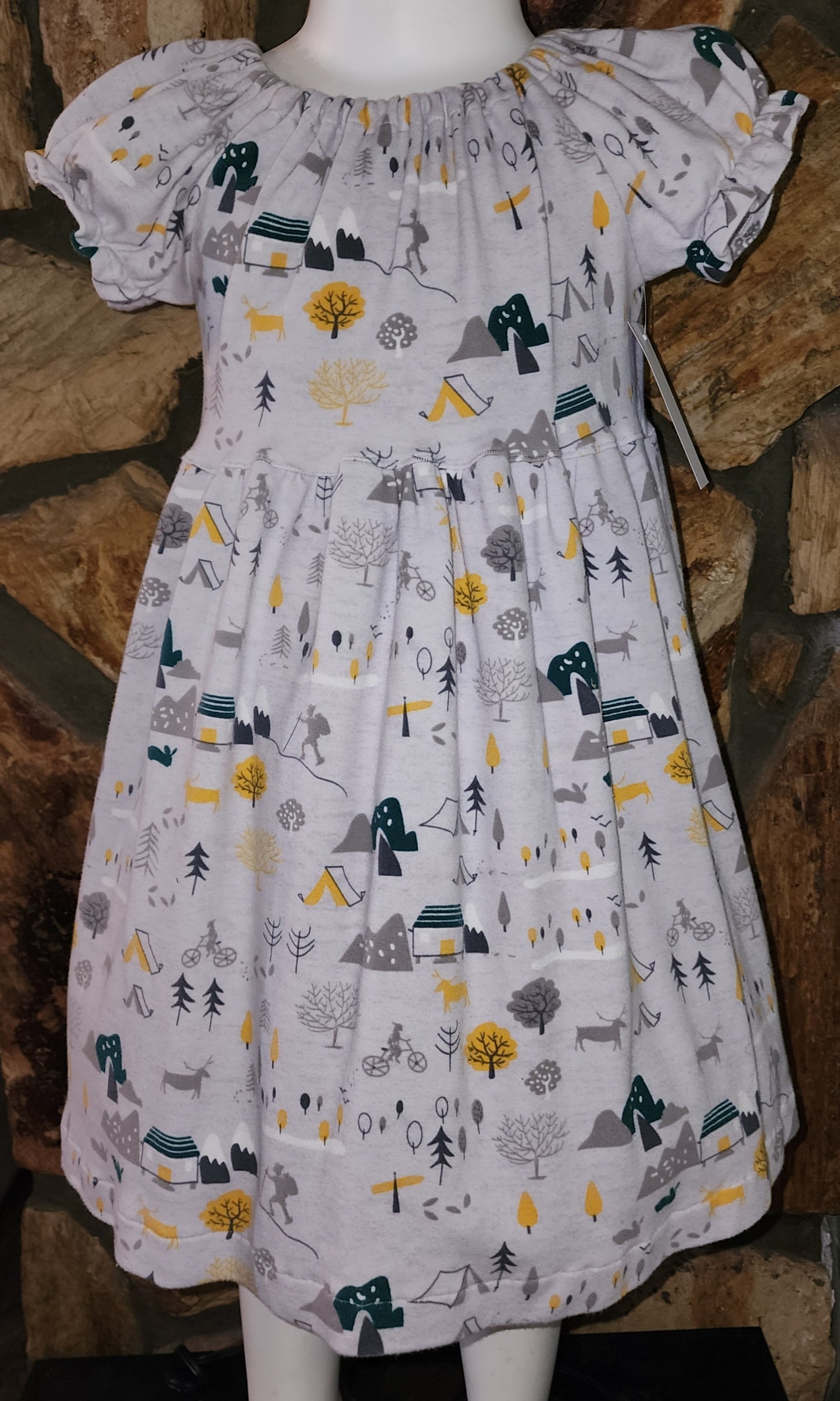 Camping Themed Size 5 Dress