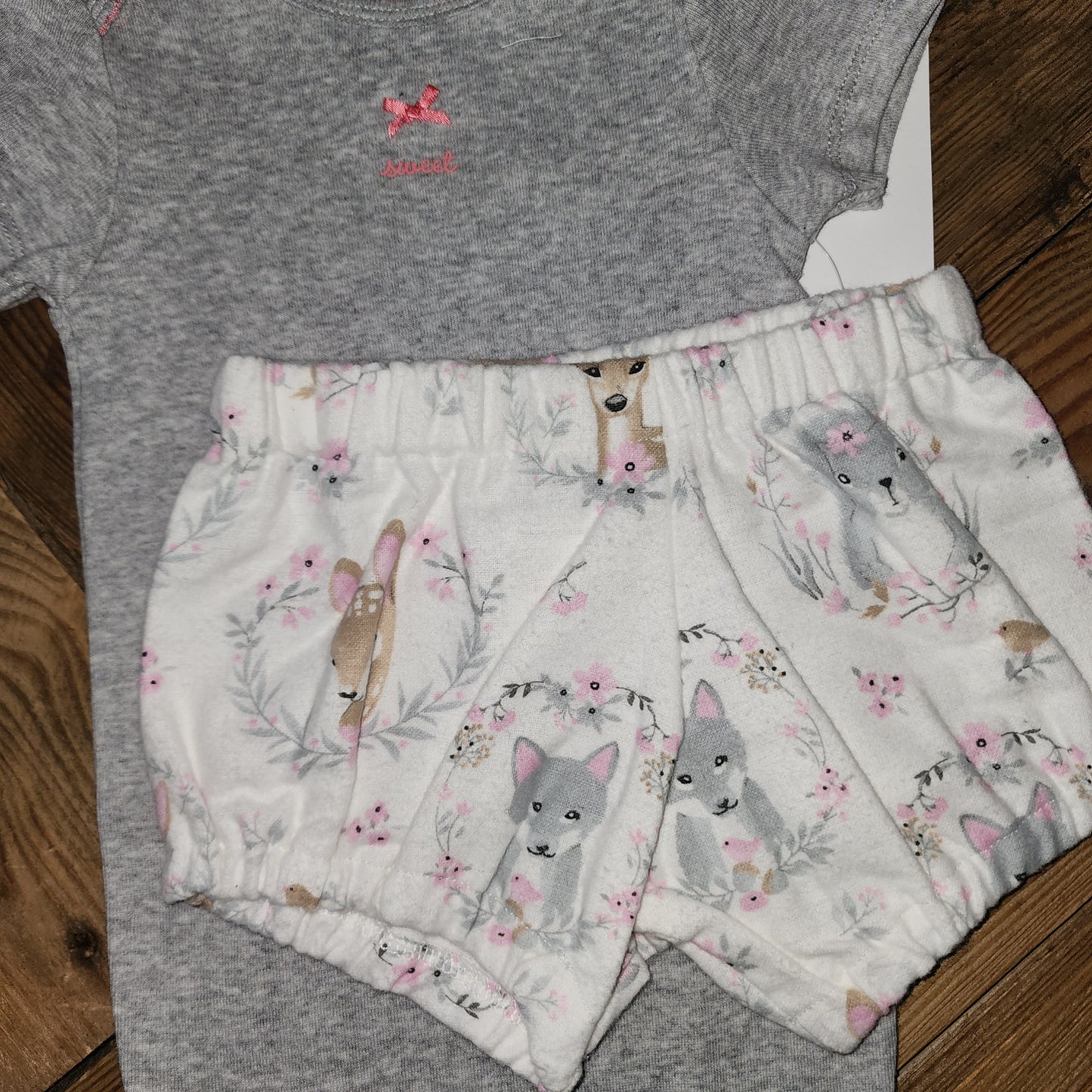 Oh Deer Two Piece Set Size 9m