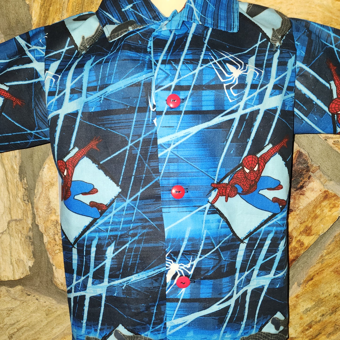 Spiderman Camp Shirt