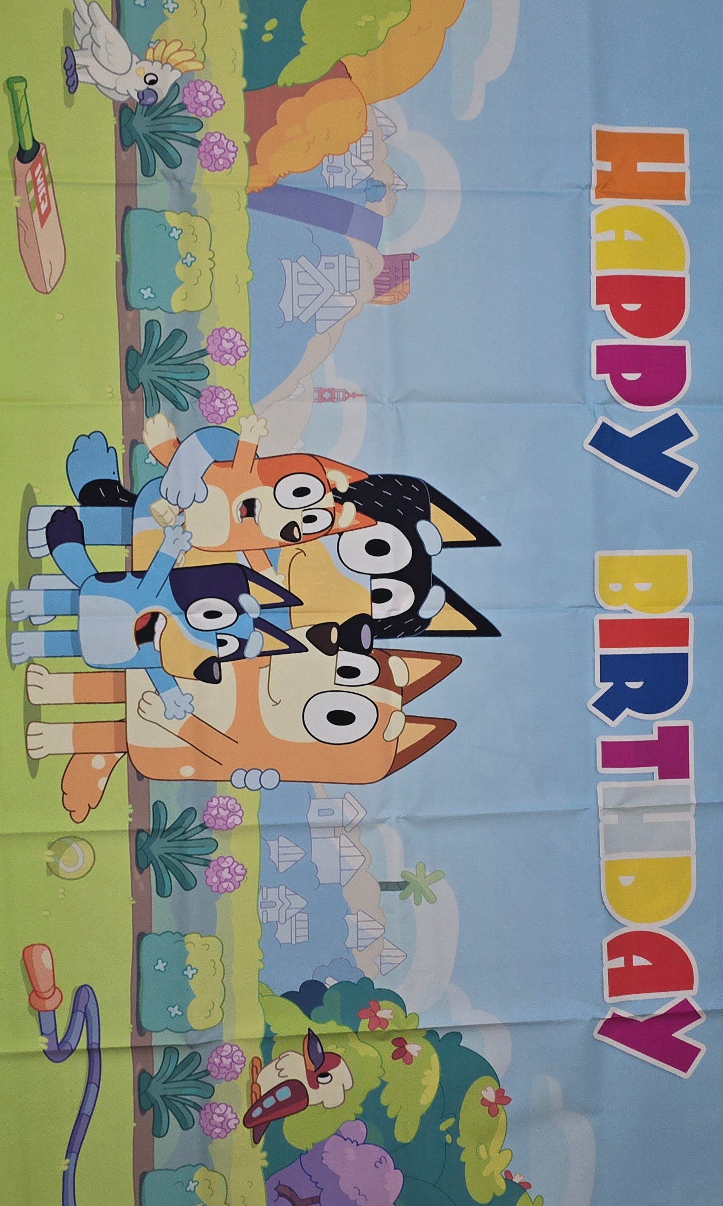 Bluey Birthday Hat and Party Supplies Banner