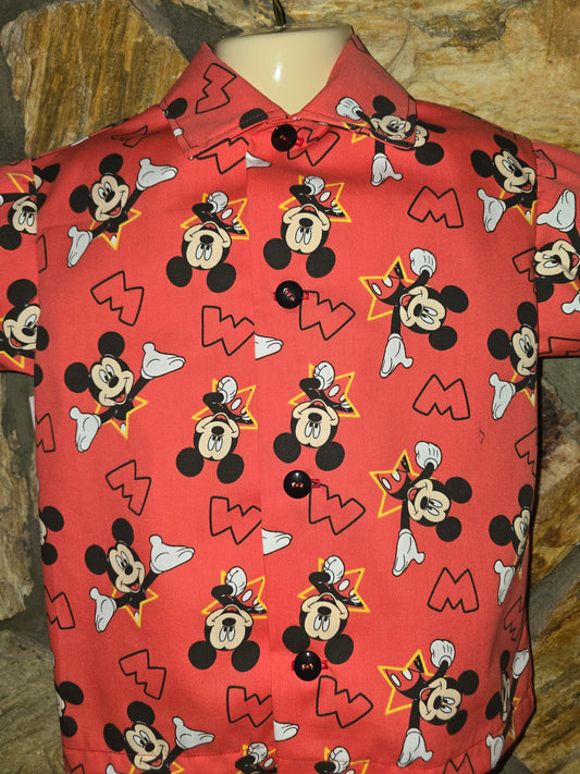 Mickey Mouse Camp Shirt