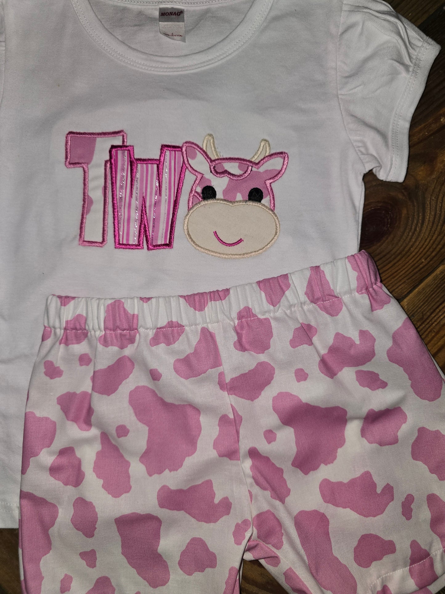 Second Birthday Cow Themed Birthday Set