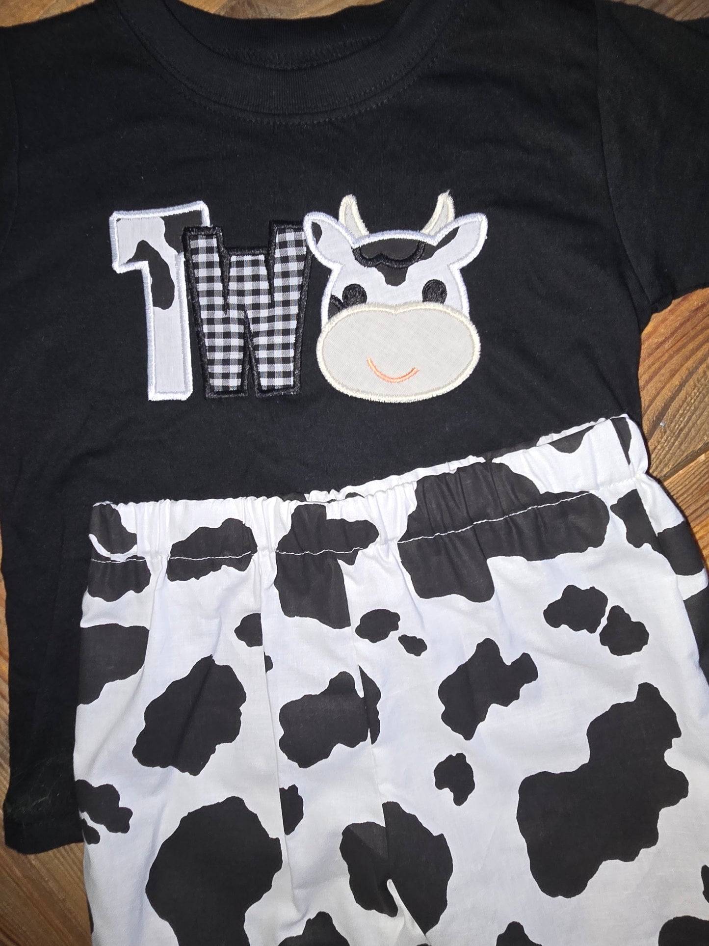 Second Birthday Cow Themed Birthday Set