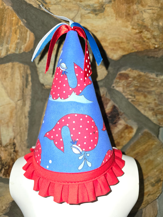 Whale Themed Birthday Party Hat