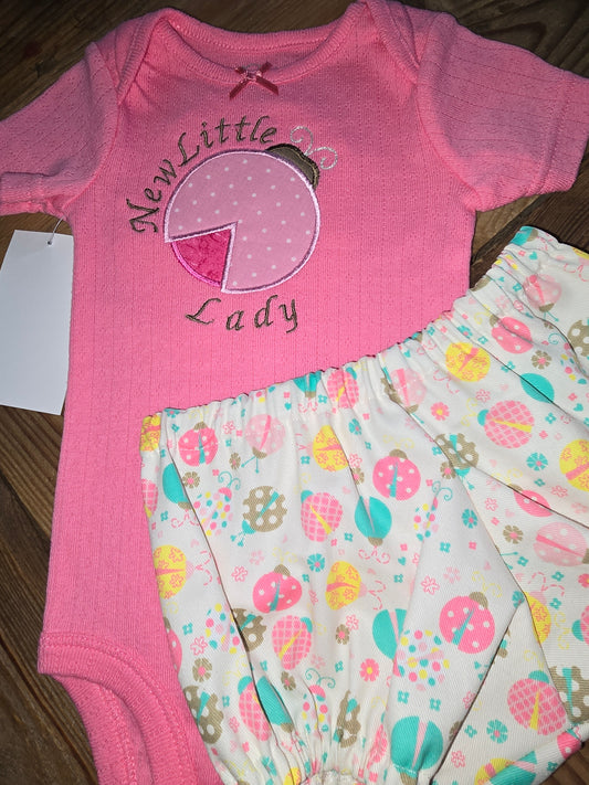 New Little Lady Two Piece Ladybug Set