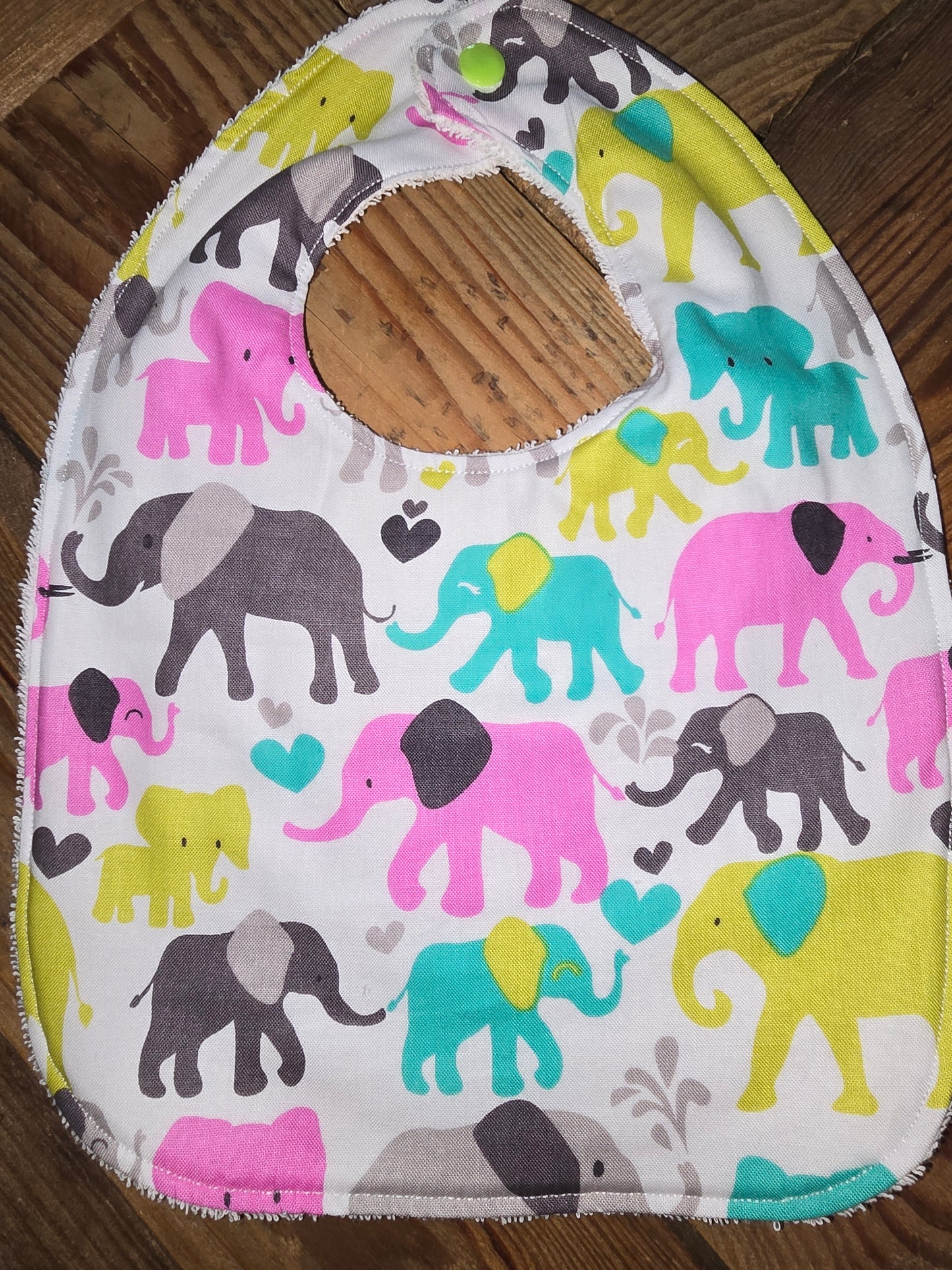 Elephant Baby Bib