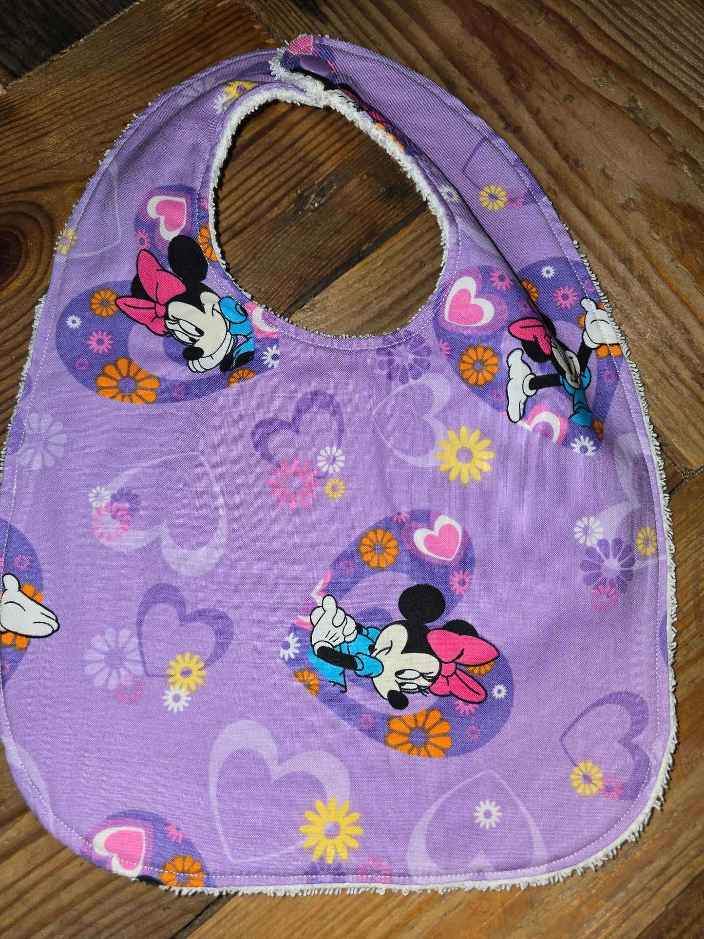 Minnie Mouse Baby Bib