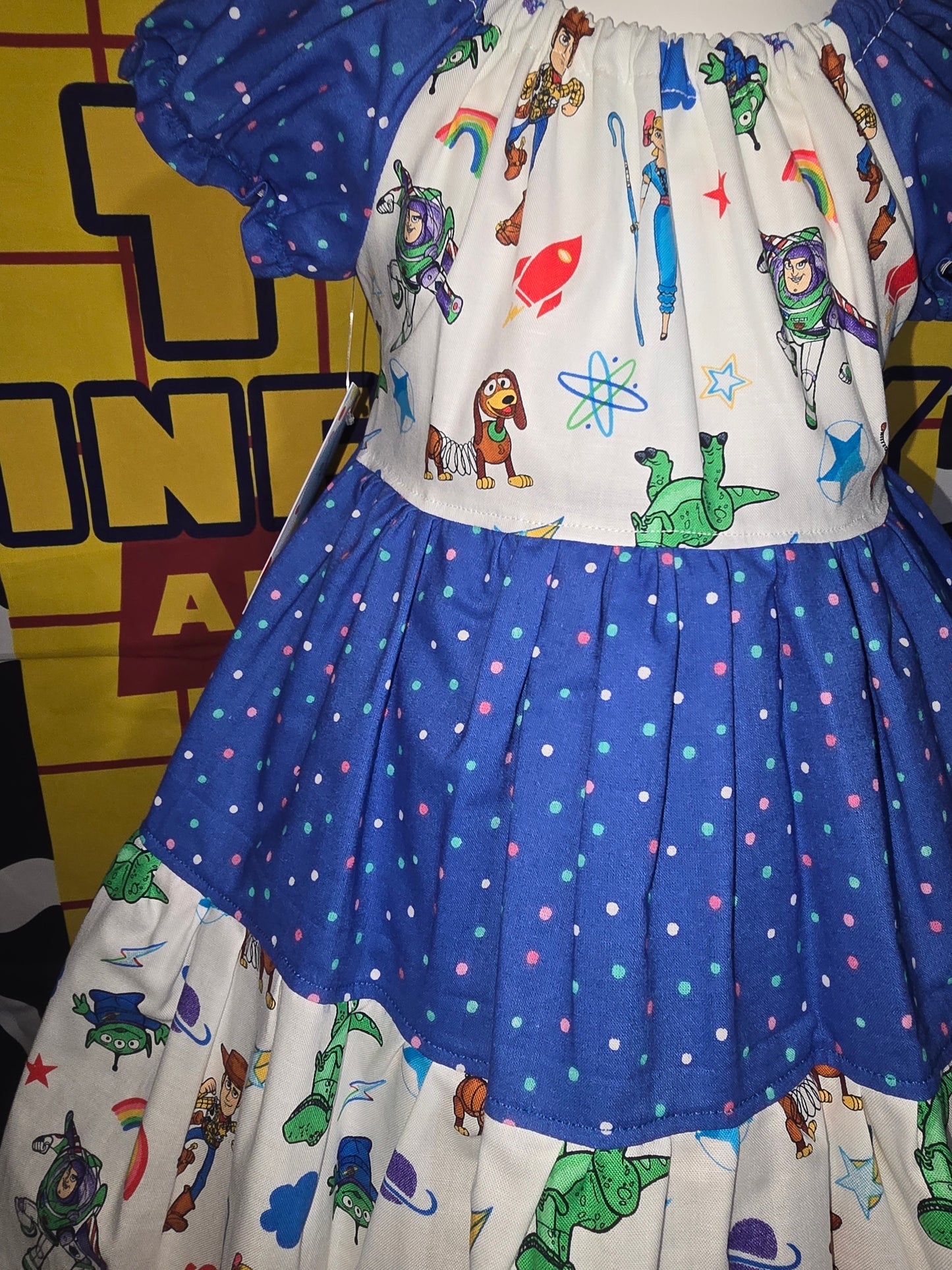 Toy Story Dress Buzz Woody and Friends