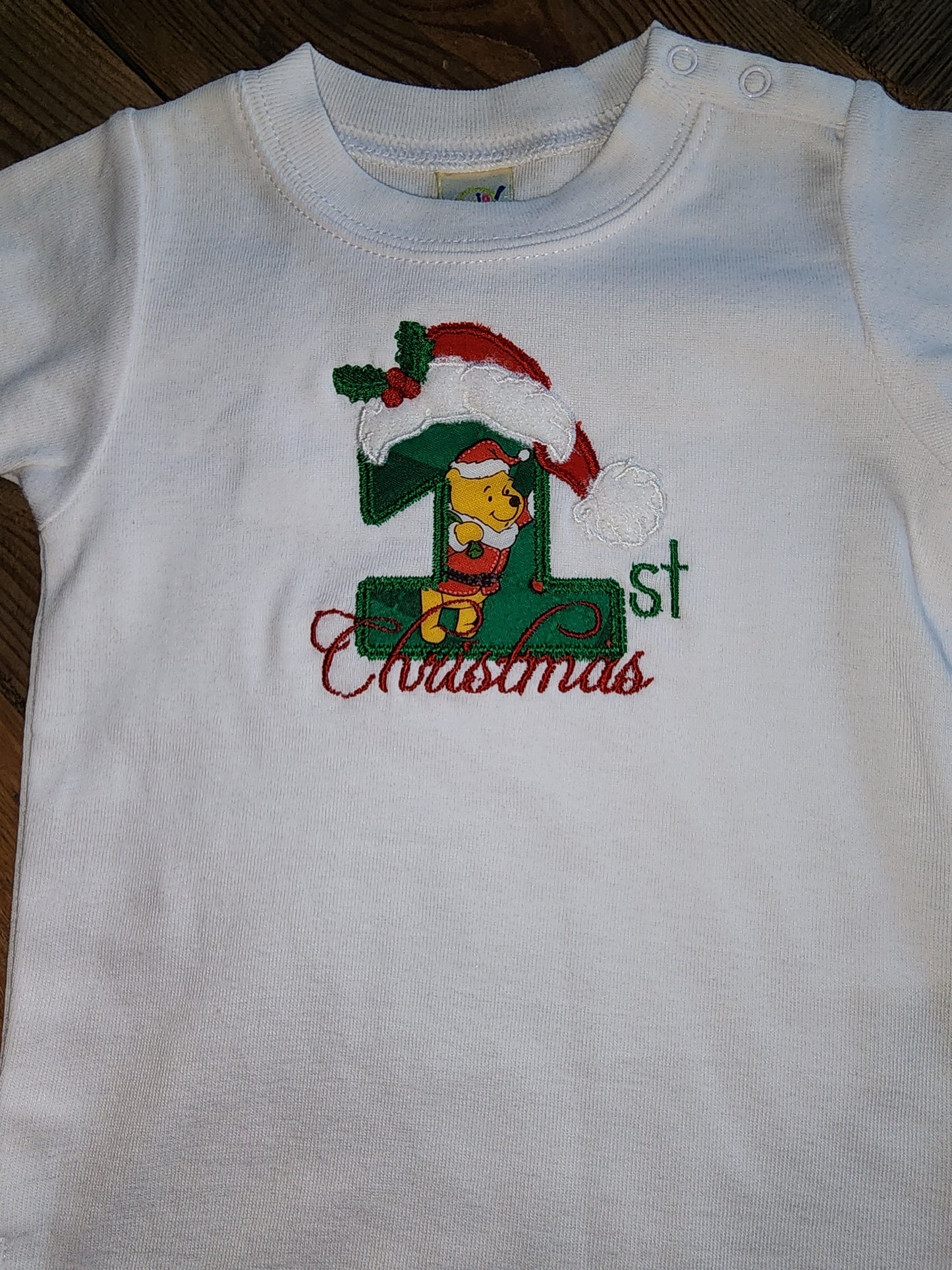 Pooh First Christmas Size 6 month Shirt