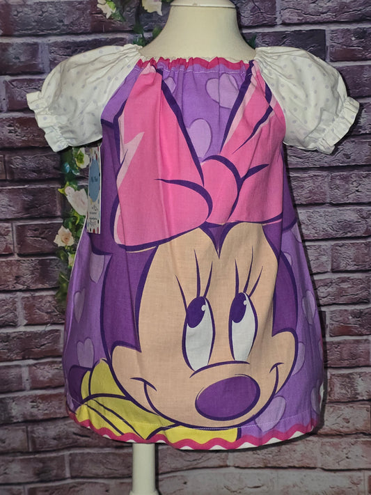 Minnie Mouse Size 6/12 m Babydoll Dress