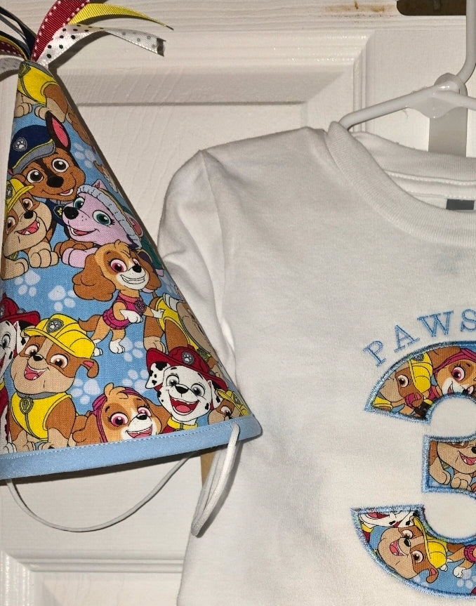 Paw Patrol Custom Birthday Hat