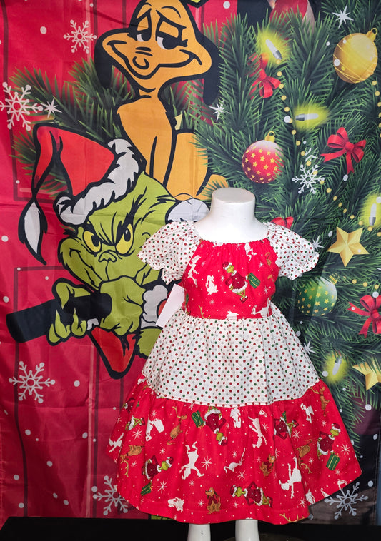 Grinch Christmas Dress